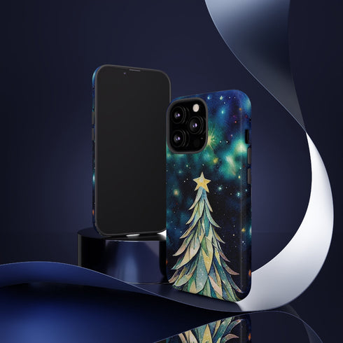 Christmas Tree On a Sky Full of Stars - Impact Resistant Phone Case